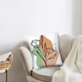 thumbnail image 5 of adviicd 1 PC Pillow Covers Farmhouse Pillow Covers 18x18 Hello Spring Flower Grey And White Cushion Case Spring Decorations For Sofa Couch Farmhouse Pillow Covers, 5 of 5