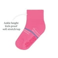 thumbnail image 5 of Fruit of The Loom Baby and Toddler Girl Breathable Cool Zone Ankle Socks, 18-Pack, Sizes 6M-5T, 5 of 7
