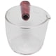 thumbnail image 5 of Glass Measuring Cup Espresso Shot Glass 75ml Triple Pitcher Barista Single Spouts With Wood Handle, 5 of 5