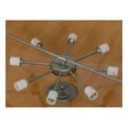 thumbnail image 2 of Meyda Tiffany 152861 Commerce 8 Light 48" Wide Semi-Flush Bowl Ceiling Fixture - Nickel, 2 of 7