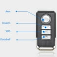 thumbnail image 3 of Sensor De Seguridad Para El Hogar, Alarma De Puerta Inalámbrica Multifuncional Antirrobo Activada Magnéticamente, Fácil Instalación Con Control Remoto Para Hoteles, 3 of 8