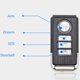 thumbnail image 3 of Sensor De Seguridad Para El Hogar, Alarma De Puerta Inalámbrica Multifuncional Antirrobo Activada Magnéticamente, Fácil Instalación Con Control Remoto Para Hoteles, 3 of 8