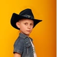 thumbnail image 6 of Western Cowboy Hat for Kids Boy Girl Classic Cowboy Cowgirl Dress Up Hat with Buckle Belt, 6 of 8