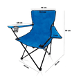 thumbnail image 2 of Silla  Bloosom Para Playa Alberca Camping Y Pesca Portatil Plegable Azul Celeste, 2 of 4