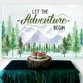 thumbnail image 3 of Adventure Awaits Baby Shower Backdrop Mountain Wilderness Woodland Photography Background Let The Adventure Begin Party Backdrop, 3 of 6