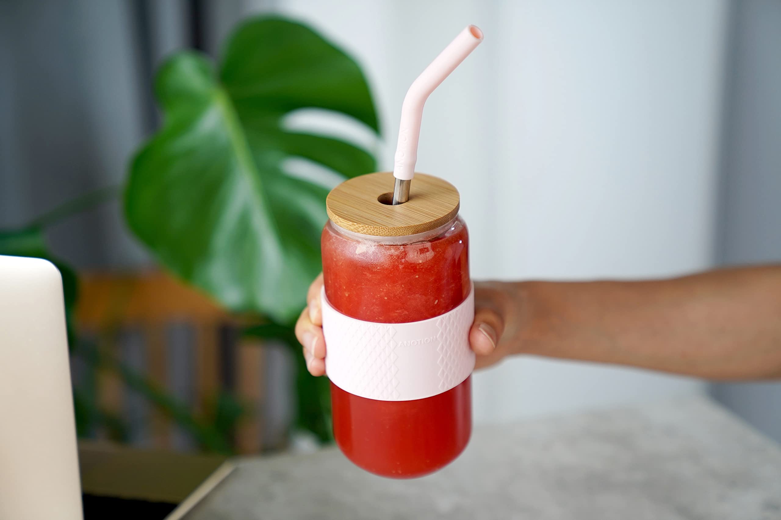 Glass Soda Can With Matching Straw – Guthrie Theater Store