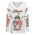 thumbnail image 4 of Team Umizoomi Womens T Shirts V Neck Long Sleeve Tops Causal Loose Summer T-Shirts M, 4 of 7
