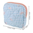 thumbnail image 2 of Unique Bargains 1 Pc Lady Portable Square Lipstick Bag for Travel Blue Polyester, 2 of 6