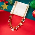 thumbnail image 3 of NICKSUN Christmas Tree Charm Necklace for Women, Festive Holiday Necklace with Santa Claus Gingerbread Man Stocking Gift Box Candy Pendants Perfect Christmas Jewelry Gift, 3 of 19