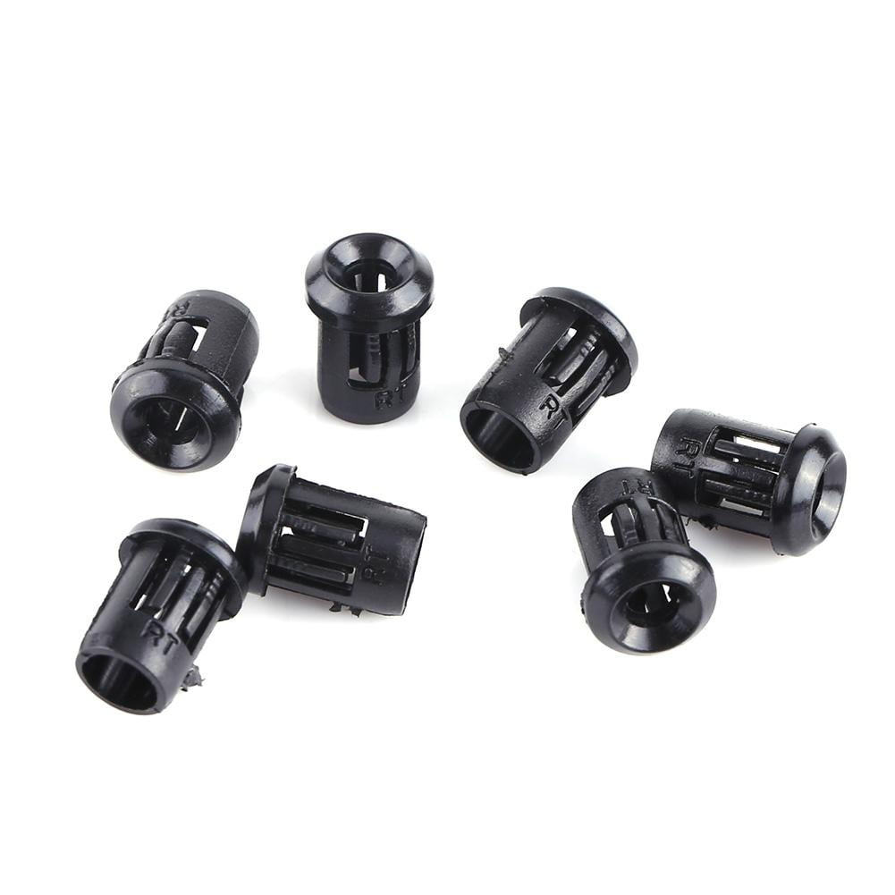 LYUMO 3mm 5mm 8mm 10mm LED 50Pcs Lamp Socket Diode Holder Plastic Black