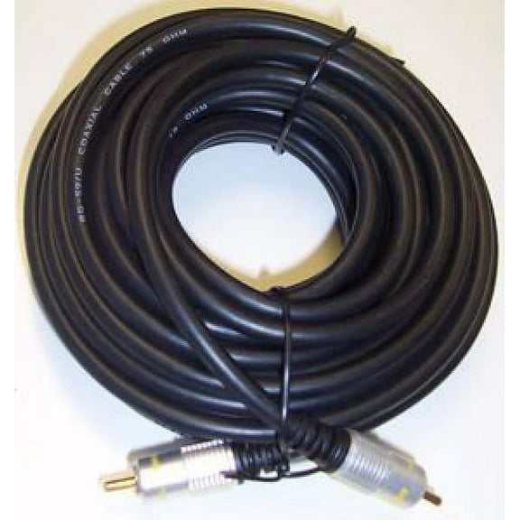 PRO SIGNAL - Phono (RCA) Male to Male Lead, 10m Black