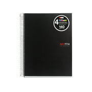 Miquelrius LG 4-subject Graph Poly Notebook A4 8.25x11.75 - Black