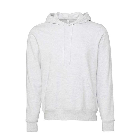 Unisex Sponge Fleece Hoodie, Ash - Large