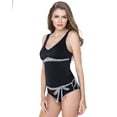 thumbnail image 3 of Tankini Swimsuits for Women Two Piece Bathing Suits Open Back Flattering Swimwear, 3 of 6