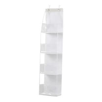 LLDYYDS Over The Door Hanging Pantry Organizer, Room Organizer with Clear Pockets, 25lb Ultra Sturdy & Large Capacity for Closet