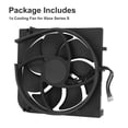thumbnail image 7 of Internal Cooling Fan for Xbox Series S (XSS), Replacement Internal Cooling Fan Fit for Microsoft Xbox Series S Console, Low Noise Cooler Fans Heat Sink Repair Part, Black, 7 of 7