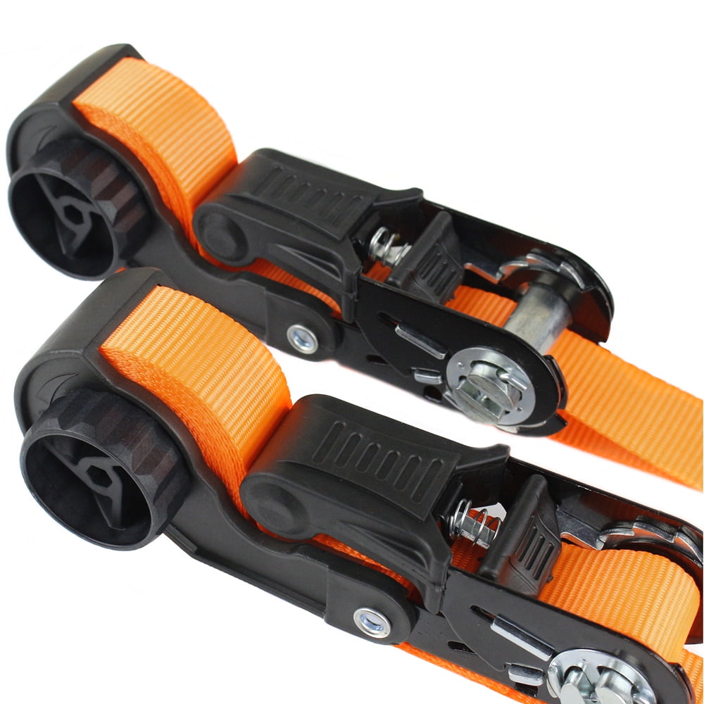 Retractable SHook Ratchet Tie Downs 12' 2 Pack CargoLoc Rubber Handle