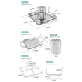 thumbnail image 5 of Vertical Beer Can Chicken Roaster Rack - Stainless Steel - Includes Rack, Canister, Drip Pan For Juicy and Flavorful Chicken on Grill and Oven - Dishwasher Safe, 5 of 5