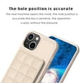 thumbnail image 3 of SaniMore for iPhone 15 (6.1" 2023) Case, Flip PU Leather Diamond-Shaped with Built-in Card Slots, Kickstand and Shockproof Anti-drop Phone Case for iPhone 15 Wallet Shell, Beige, 3 of 8