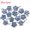 Blue Spot (Star), variant on 1PC Crystal Star Fan Flower Triangle Shape Pendant Beads Jewelry Making Necklace-Clear Quartz (Water Drop)-1PC (Random Pick)