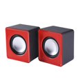 thumbnail image 2 of Esquirla Mini Wired Computer Speakers, Surround Loudspeakers Subwoofer USB Charging Audio Supplies Gift for Home Use Laptop Notebook Tablet ,1Pair, 2 of 8