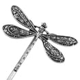 thumbnail image 3 of STRANDCHIC 4 Pcs Barrettes Libellule Argentée pour Femmes et Filles avec Style Vintage, 3 of 6
