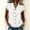 White, variant on sdhkgrrt Women Short Sleeve Button Down Shirts Summer Casual Collared Tops Solid Slim Fit Pullover Blouses Cute Office Work Outfits Clothes, Beige S