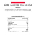 thumbnail image 2 of Queso manchego FUD 41 2 pack rebanadas rectangulares 375 g, 2 of 3