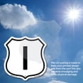thumbnail image 6 of Letter I (2 Pack) 12 inch X 12 inch Shield Shaped Commercial Grade Plastic Signs Weather Resistant Made in the USA, 6 of 6