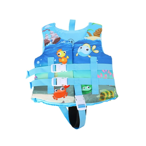 SAYOO Chaleco salvavidas para nadar para niños, chaleco salvavidas con estampado de animales de dibujos animados con hebillas bloqueables SAYOO Moda