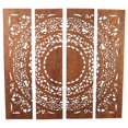 thumbnail image 3 of Strata Furniture 48x48" Traditional Wood H-3D Lotus Panel in Brown, 3 of 4