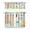 Floral Flower 1.2, variant on 3PCS Floral Flower Kitchen Curtain Valance Set Funny Small Window Drapes Over Sink Decor Essentials Fit for Kitchen Decoration Gifts 27.5x36 in