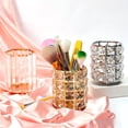 thumbnail image 5 of Estrela - Soporte para brochas de maquillaje de cristal hecho a mano, lápiz de cejas, colección de vasos, organizador de almacenamiento de cosméticos para tocador, baño, dormitorio, escritorio de, 5 of 5