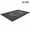 Black and grey, variant on Reversible Waterproof Outdoor Rug, UV Resistant Plastic Straw Mat, Durable Easy Clean Portable Floor Carpet for Patio Deck Garden RV Camping - Orange 8x10ft