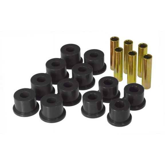Prothane GM Rear Spring & Shackle Bushings (w/ 1.5in OD Frame Shackle Bush) - Black Fits select: 1988-1999 CHEVROLET GMT-400, 1989-2000 GMC SIERRA