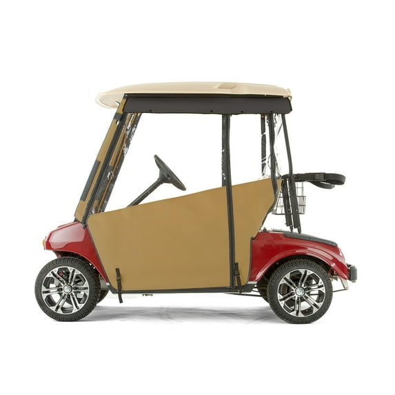 Club Car DS Golf Cart PRO-TOURING Sunbrella Track Enclosure - Wheat