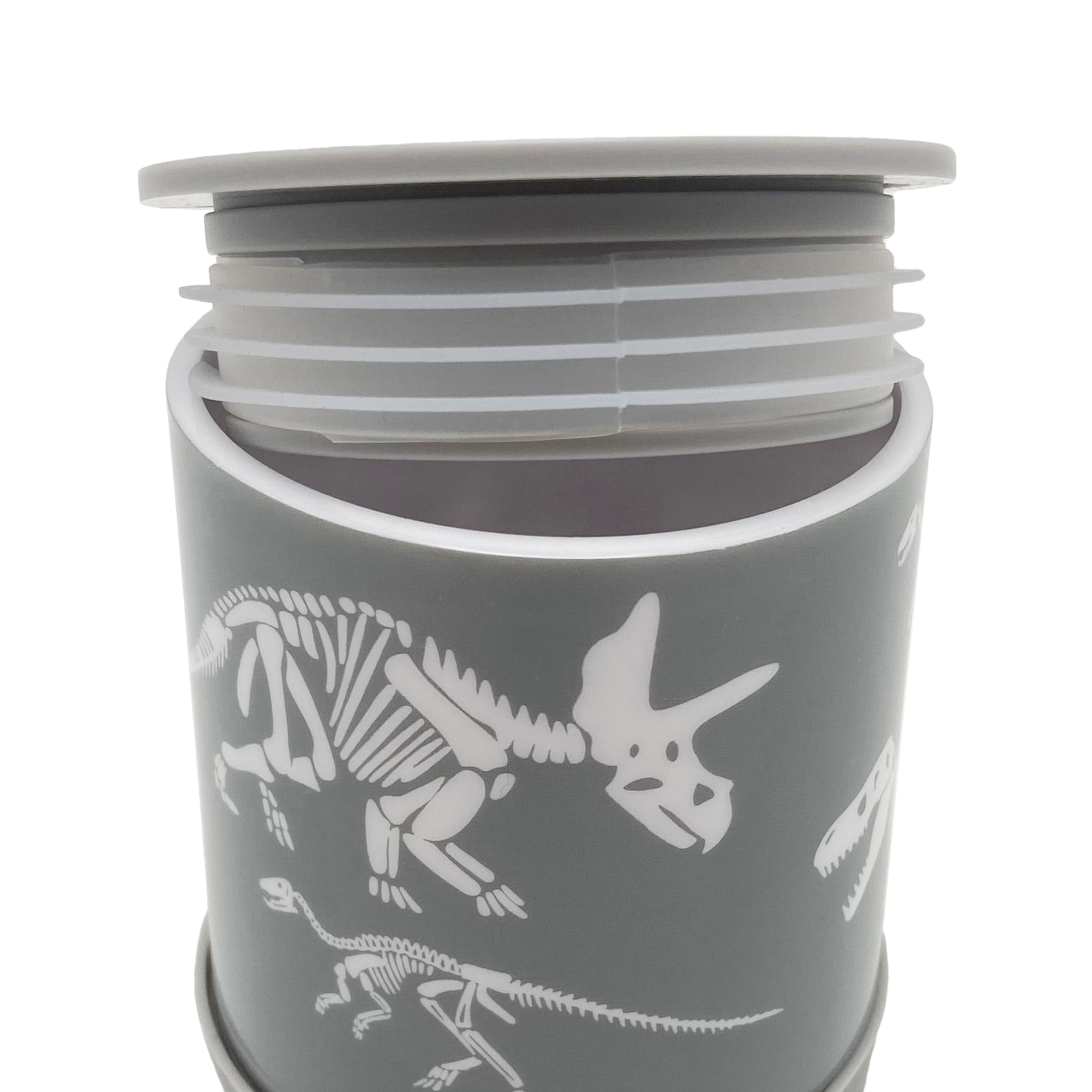 Your Zone Kids Plastic Dinosaur Toothbrush Holder with Non-Slip Bottom