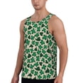 thumbnail image 2 of Daiia Happy St. Patrick's Day Printed Men's Quick Dry Fit Muscle Tank Top Slim-Fit Tank Workout Tank Top Lightweight Sports Tank Top-Small, 2 of 7