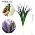 thumbnail image 2 of Cateissary 6 uds de decoración elegante de plástico para el hogar con plantas artificiales realistas-regalo para los amantes de las plantas Decoración púrpura, 2 of 6