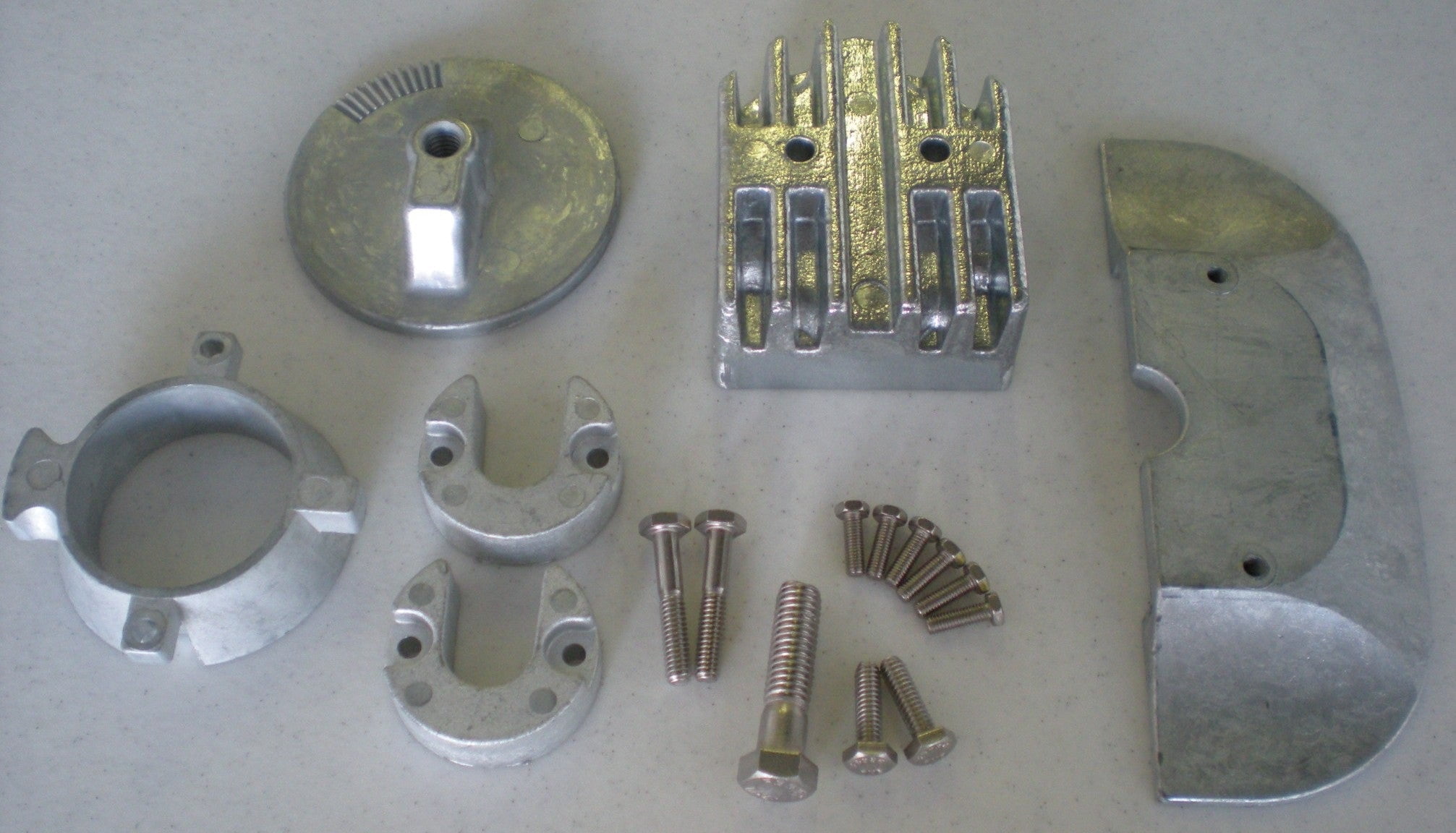 Set Anodi Alluminio Per MerCruiser Alpha One Gen 2 - Per Acque Salate E Salmastre - Foto 6