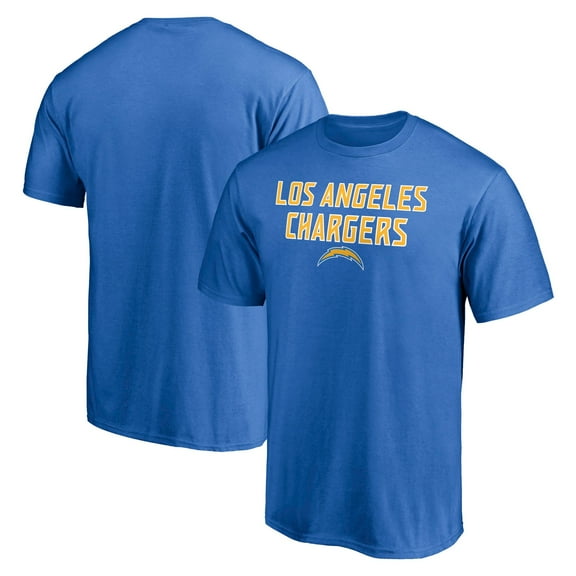Men's Powder Blue Los Angeles Chargers Game Day Stack T-Shirt