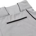 thumbnail image 4 of Champro Adult Triple Crown Baseball Pant Grey Black Medium, 4 of 8