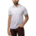 thumbnail image 3 of X RAY Jeans Mens Short Sleeve Pieced Pique Tipped Polo, White, M, 3 of 5