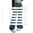 thumbnail image 2 of Otqutp Girls' Jeans Casual Elastic Waist Straight Leg Denim Pants Y2k Cargo Jeans Teen Girls Plus Size clothing with Multi Pockets, 2 of 5