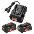 thumbnail image 1 of Batería de repuesto de 2 unidades de 20 V como máximo 5 Ah para Dewalt con cargador, 1 of 7