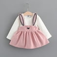 thumbnail image 1 of KIDDALLEY Girls' Cute Rabbit Dress, Baby Easter Princess Dress/ Pink / 3T, 1 of 3