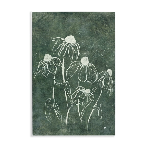 Stupell Industries Echinacea Garden Blooms Plants & Flowers Painting Unframed Art Print Wall Art, 10 x 15