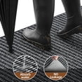 thumbnail image 4 of Woven Textured Washable Area Rug, Non Slip Pet Friendly Rug, Stain Resistant Low Pile Indoor Carpet for Living Room Bedroom Kitchen, Durable Absorbent Non-Shedding Rug for High Traffic Areas, 4 of 5
