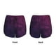 thumbnail image 3 of Balery Black Dark Blue Purple Pantalones cortos deportivos para mujer con forro y dos bolsillos, elásticos, para entrenamiento, gimnasio, yoga-Large, 3 of 7