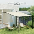 thumbnail image 2 of Outsunny Replacement Pergola Canopy for Outsunny 84C-038 Series, Beige, 2 of 10
